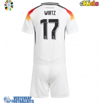 Germany Florian Wirtz #17 Replica Home Minikit Euro 2024 Short Sleeve (+ pants)